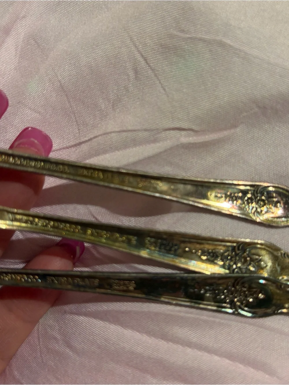 Vintage WMRogers mfg Co- Serving Spoon, Spreader & Turner Set - Silver